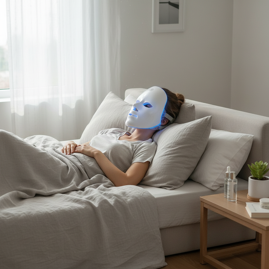 Rechargeable Facial LED Mask 7 Colors LED Photon Beauty Mask Skin Rejuvenation Home Face Lifting Whitening Skin Care Beauty Mask