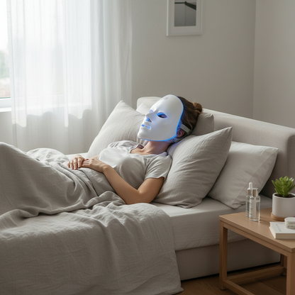 Rechargeable Facial LED Mask 7 Colors LED Photon Beauty Mask Skin Rejuvenation Home Face Lifting Whitening Skin Care Beauty Mask